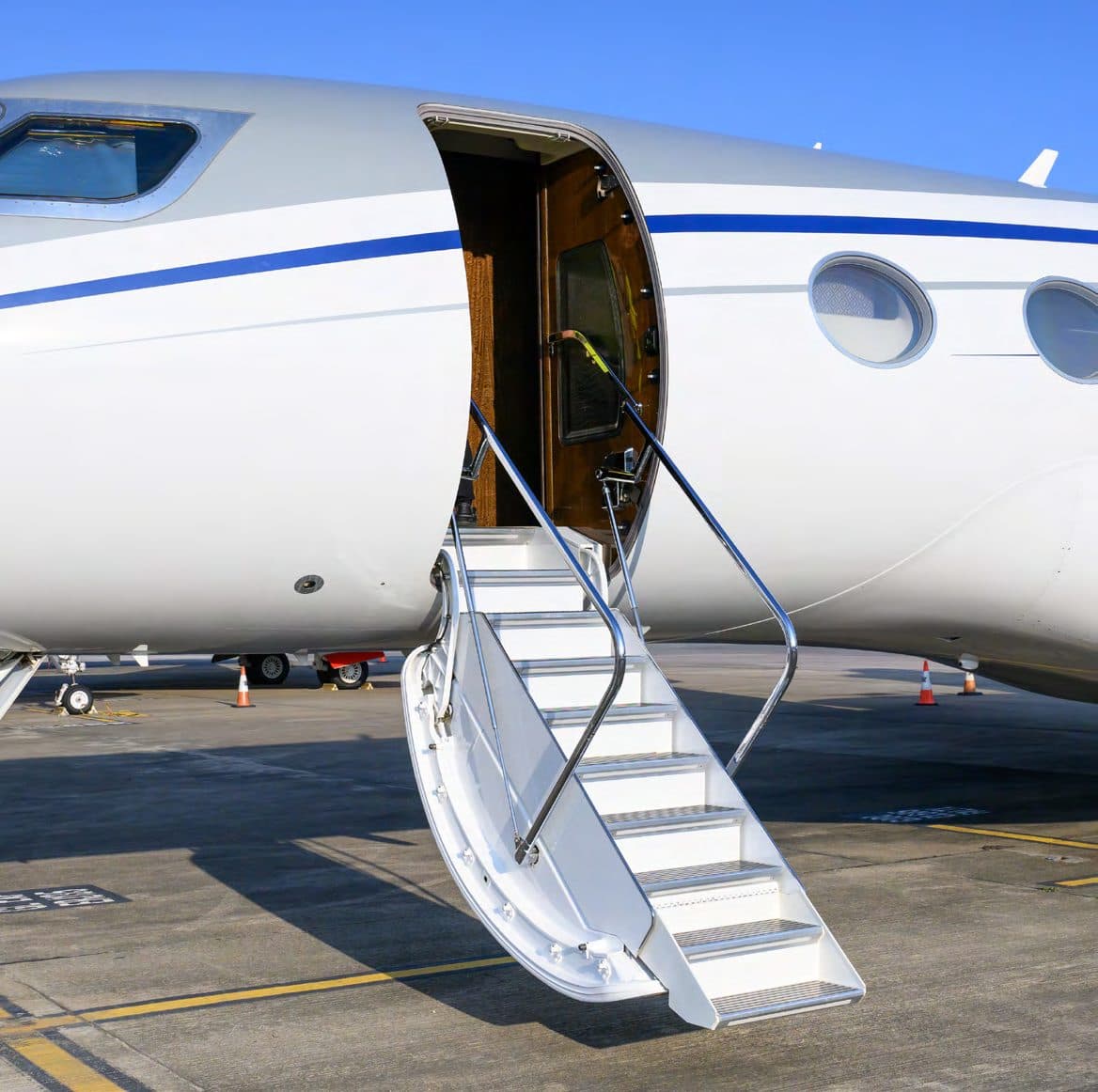 SkyCrest executive boarding entrance